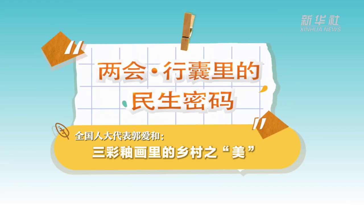 兩會·行囊里的民生密碼丨全國人大代表郭愛和：三彩釉畫里的鄉村之“美”-新華網[00-00-21][20250310-092756699].jpg